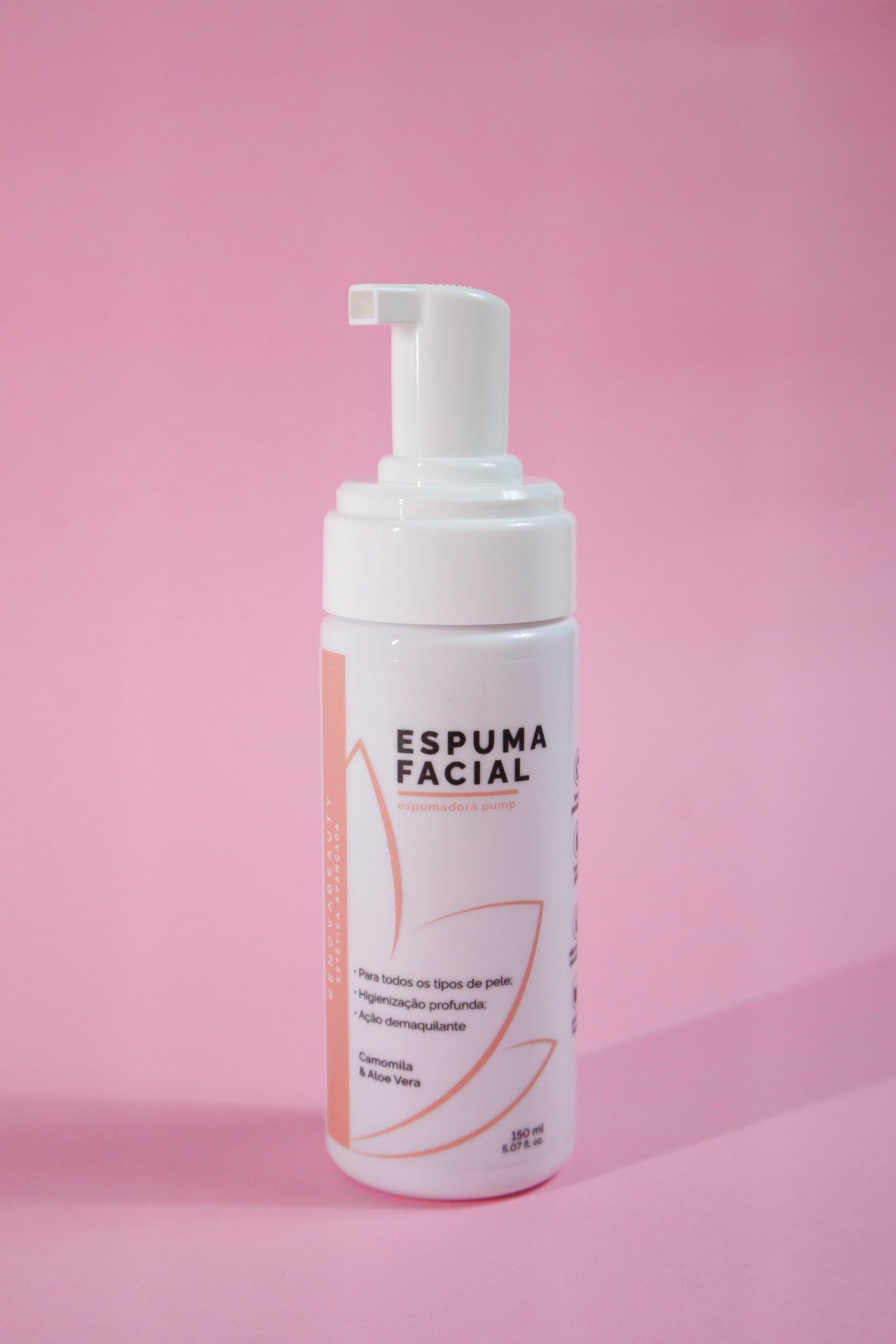 Espuma Facial com Camomila e Aloe Vera