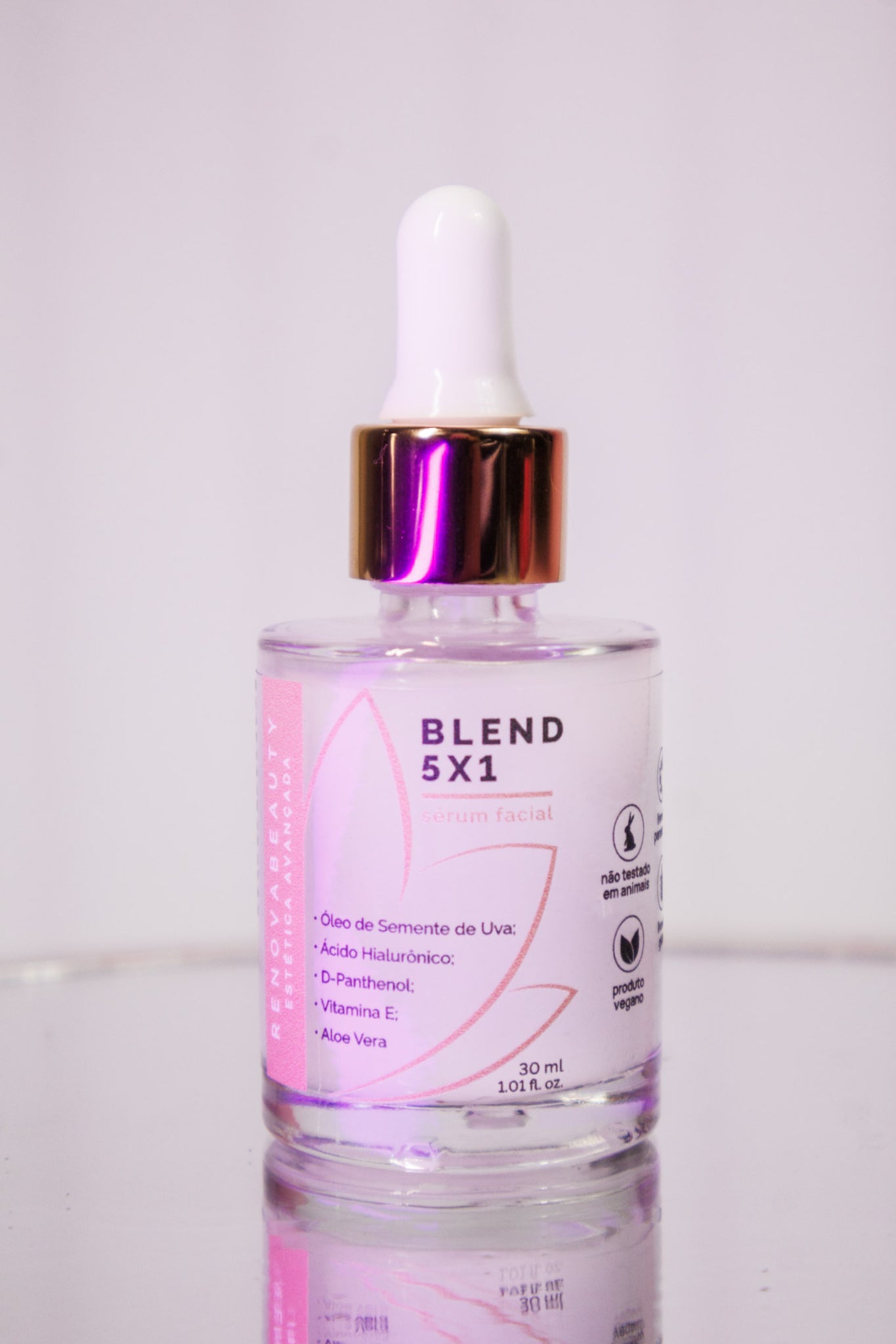 Sérum Facial Blend 5x1 – Cuidados Multifuncionais para Sua Pele