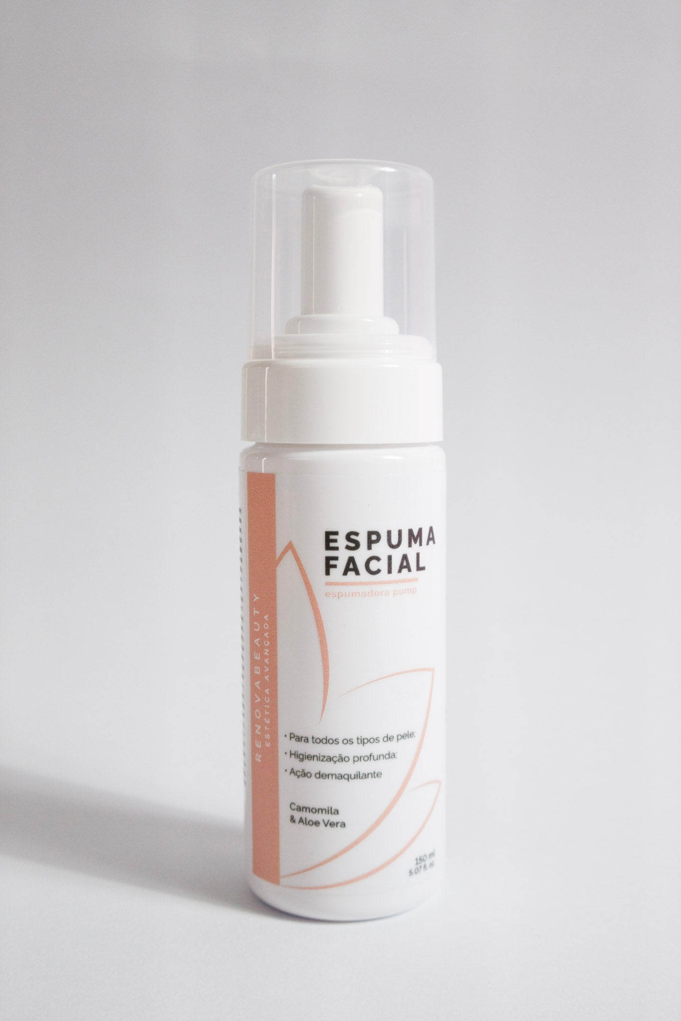 Espuma Facial com Camomila e Aloe Vera